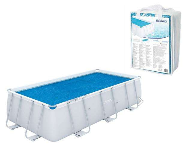 Bestway 58240 Solar Afdekzeil - 380 x 180 cm - Voor Frame Zwembaden