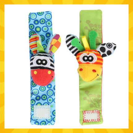 Kruzzel Baby Rammelaars Set - 4-Delig - Sensomotorisch Speelgoed