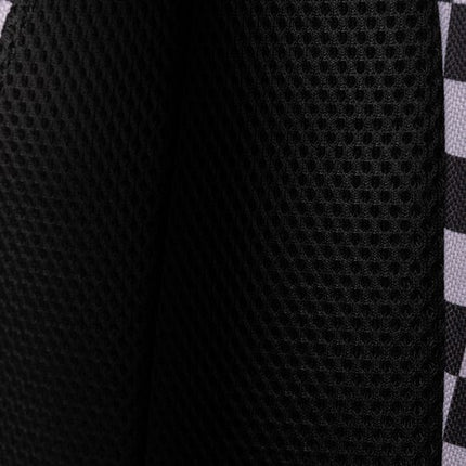 Kruzzel Rugzak - 22L - Checkerboard - Inclusief Schoenentas - Zwart