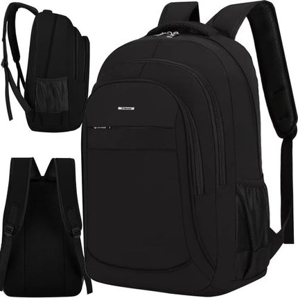Trizand Rugzak - 38 Liter - Schooltas - Laptopvak - Zwart