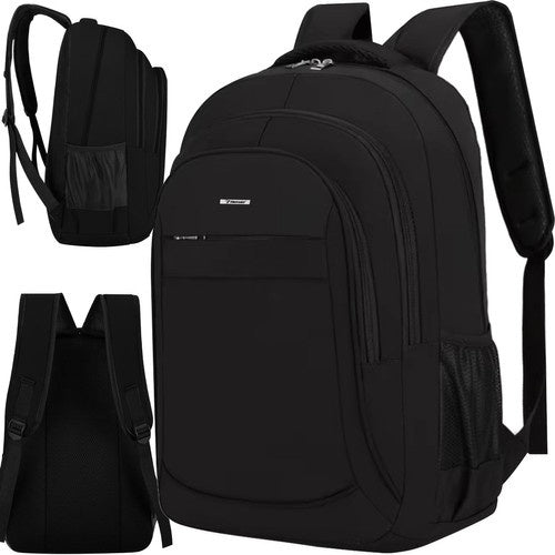 Trizand Rugzak - 38 Liter - Schooltas - Laptopvak - Zwart
