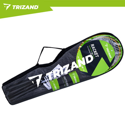 Trizand Badmintonset in Hoes - 8-Delig - Voor 4 Personen