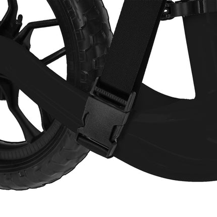Kruzzel Loopfiets - 12 Inch - Zwart - Lichtgewicht Magnesium