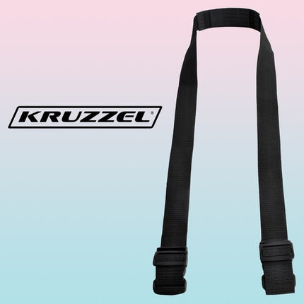 Kruzzel Draagriem voor Loopfiets & Step - Verstelbaar - Zwart
