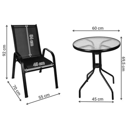 Tuinmeubelset 2 Personen