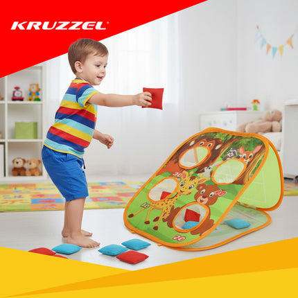 Kruzzel Ball Throw Arcade Game - 3-in-1 Behendigheidsspel voor Kinderen