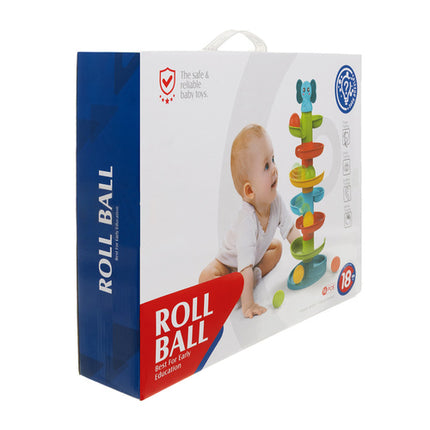 Kruzzel Ballentoren - Educatieve Glijbaan met Ballen - Olifant Design