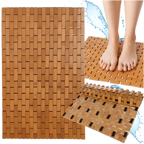 Bamboe Badmat 80x50 cm