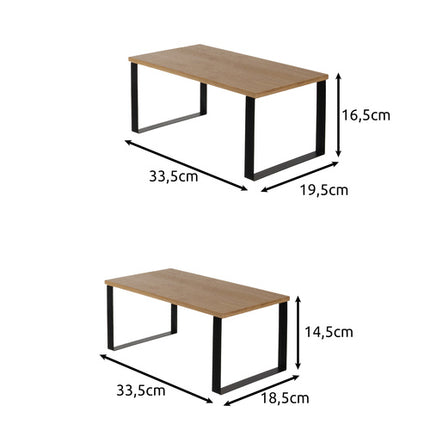 Bamboe Keukenrek - Kruidenrek Set - 2 delig Organizer