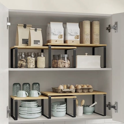 Bamboe Keukenrek - Kruidenrek Set - 2 delig Organizer