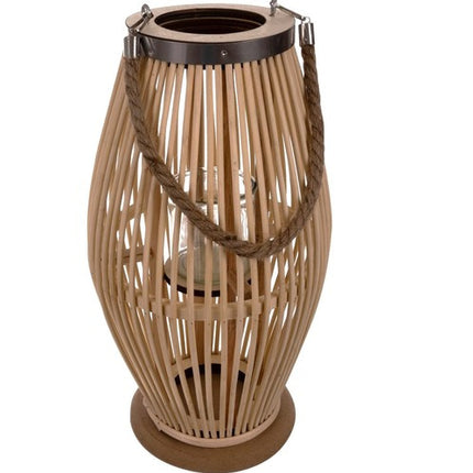 Gardlov Bamboe Lantaarn - 40 cm - Rotanstijl - Beige