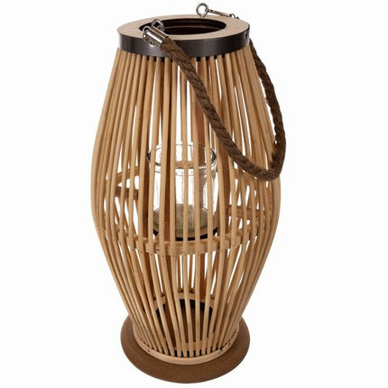 Gardlov Bamboe Lantaarn - 40 cm - Rotanstijl - Beige