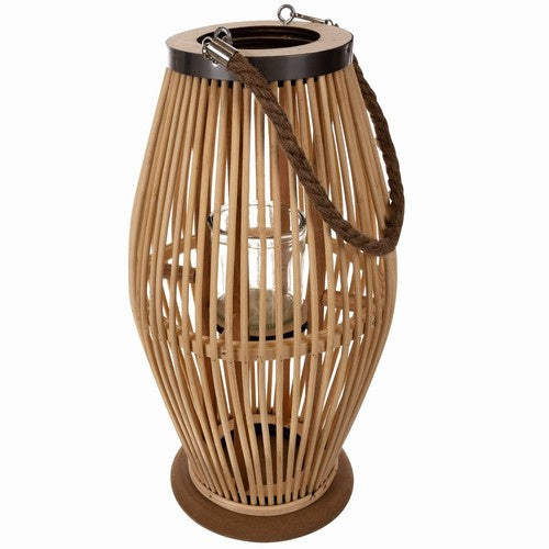 Gardlov Bamboe Lantaarn - 40 cm - Rotanstijl - Beige