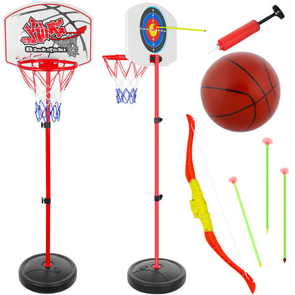 Kruzzel 2-in-1 Basketbal en Boogschietset - Verstelbaar Statief
