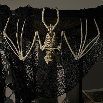Malatec Vleermuis Skelet - 30 cm - Beweegbaar - Griezelige Decoratie