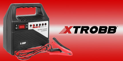 Xtrobb Acculader 12V 6A - Universele Batterij Lader voor Auto & Motor