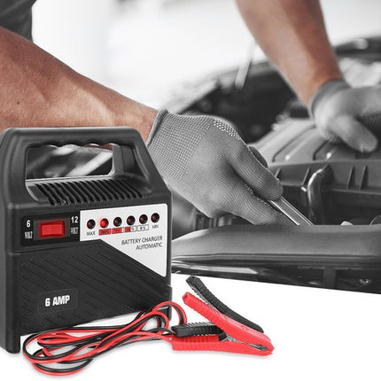 Xtrobb Acculader 12V 6A - Universele Batterij Lader voor Auto & Motor