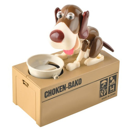 Iso Trade Interactieve Spaarpot - Brown Dog - Automatische Munteneter