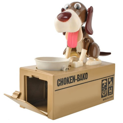 Iso Trade Interactieve Spaarpot - Brown Dog - Automatische Munteneter