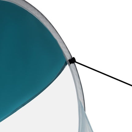 Trizand 20974 Pop-Up Strandtent – 2-Persoons – Met Klamboe – 190x120x90 cm – Turkoois/Wit