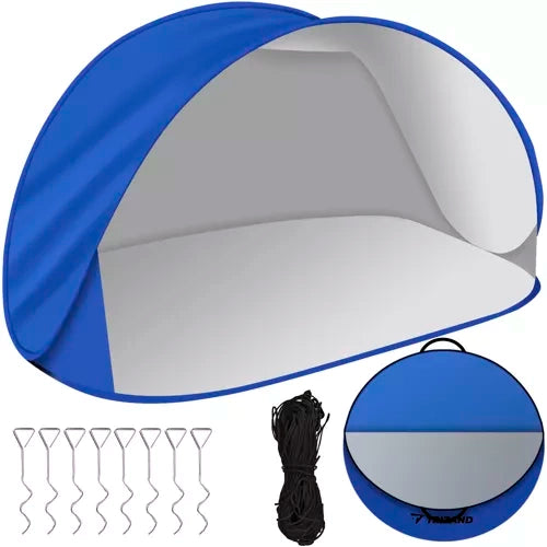 Trizand 23862 Pop-Up Strandtent – 220 x 120 x 100 cm – UV30+ Bescherming