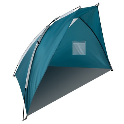 Trizand 20975 Strandtent – 220 x 120 x 120 cm – Inclusief Draagtas – Blauw/Grijs