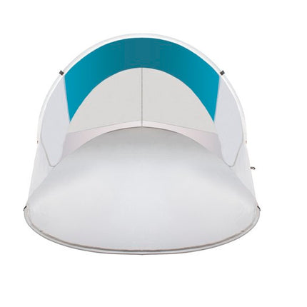 Iso Trade Pop-Up Strandtent – 220 x 120 x 90 cm – Turkoois/Grijs