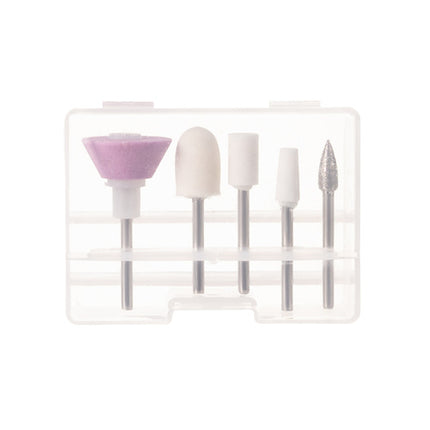 BEAUTYLUSHH Draadloze Nagelvijl Set - Met 6 Freesjes en Etui