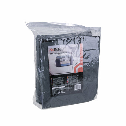 Ruhhy Opbergtas voor Beddengoed - Set van 4 - 84 Liter - Grijs