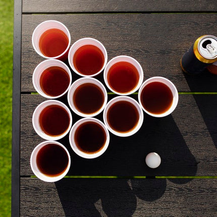 Ruhhy Beer Pong Set - 50 Rode Party Cups - Inclusief 3 Pingpongballen