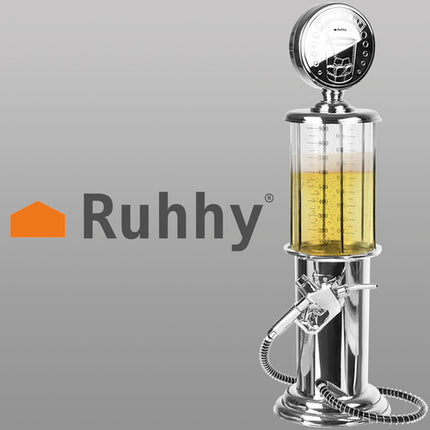Ruhhy Drankdispenser - 1 Liter - Fuel Station Design - Voor Bier & Fris