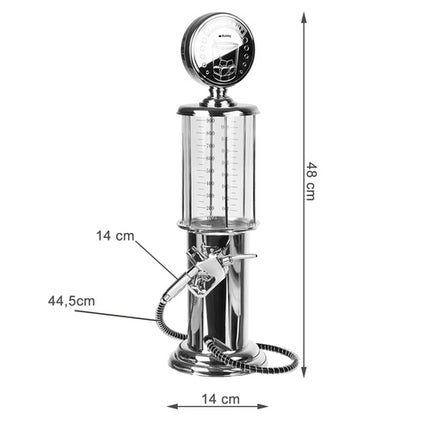 Ruhhy Drankdispenser - 1 Liter - Fuel Station Design - Voor Bier & Fris