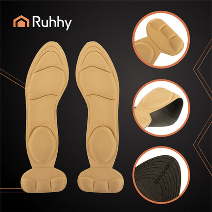 Ruhhy 26472 Schoeninlegzolen - Voor Hakken - Maat 35-42 - Beige