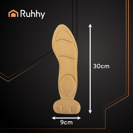 Ruhhy 26472 Schoeninlegzolen - Voor Hakken - Maat 35-42 - Beige
