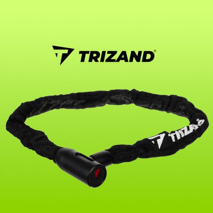 Trizand Ketting-Fietsslot - 90 cm - Met Sleutel - Zwart