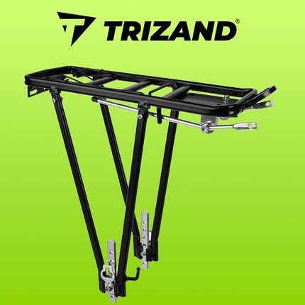 Trizand Bagagedrager - Achter - 35 kg - Aluminium - Zwart