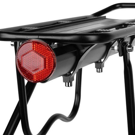 Trizand Bagagedrager voor Zadelpen - 50 kg - Aluminium - Zwart