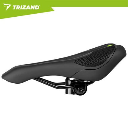 Trizand Fietszadel - 28 x 14 cm - Ergonomisch en Comfortabel - Zwart