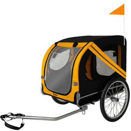 Purlov Fietskar voor Huisdieren - Voor Honden tot 40 kg - Zwart