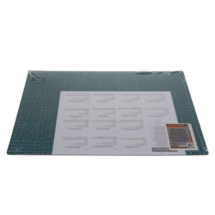 Bigstreen Zelfherstellende Snijmat A3 - 45 x 30 cm - Dubbelzijdig - Groen
