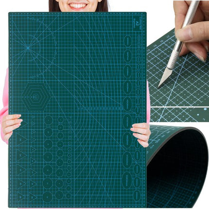 Bigstreen Snijmat A2 - 45 x 60 cm - Zelfherstellend - Groen