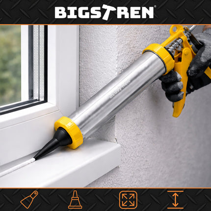 Bigstren Kitspuit 600ml - Professioneel - Inclusief 10 Accessoires