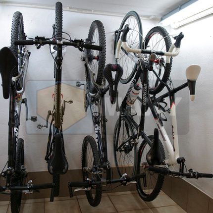 Trizand Wand Fietsophangsysteem - Voor Muur - Max. 25 kg - Zwart