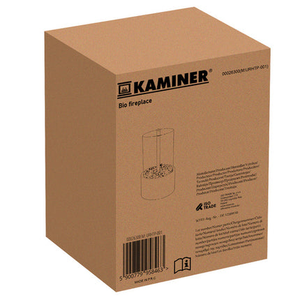 Kaminer Bio-ethanol Haard - 28 x 16 cm - Rookvrij - Compact - Zwart