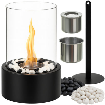 Kaminer Bio-ethanol Haard - 28 x 16 cm - Rookvrij - Compact - Zwart