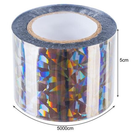Repest Vogelverschrikker Tape - 50 meter - Holografisch - Zilver