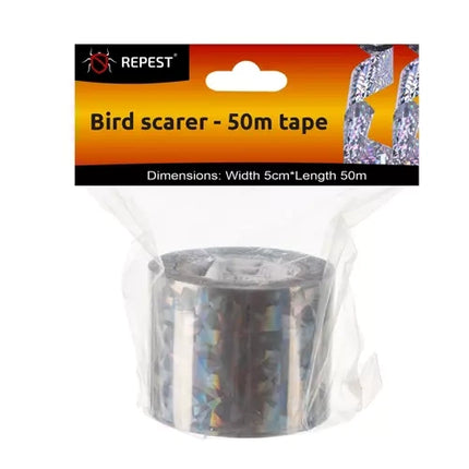 Repest Vogelverschrikker Tape - 50 meter - Holografisch - Zilver