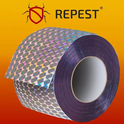 Repest Vogelverschrikker Tape - 80 meter - Holografisch - Zilver