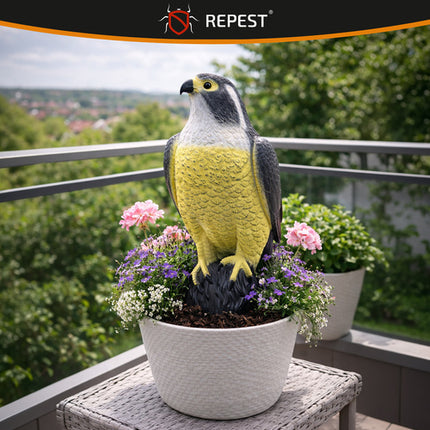 Repest Valk Vogelverschrikker - Realistisch Design - 40 cm