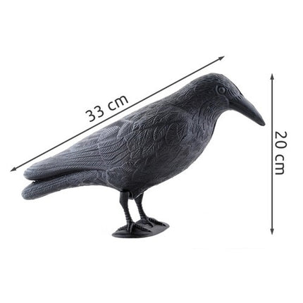 Repest Raven Vogelverjager - Levensechte Roofvogel - 33 x 20 cm